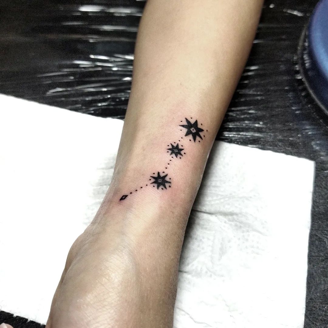 83 Amazing And Distinctive Ideas Of Star Tattoo Ideas For Wrist - Psycho Tats